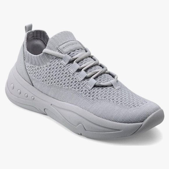 Easy Spirit Gray Power Knit Lightweight Slip-On Sz 7.5 ORTHOTIC FRIENDLY - Picture 1 of 9